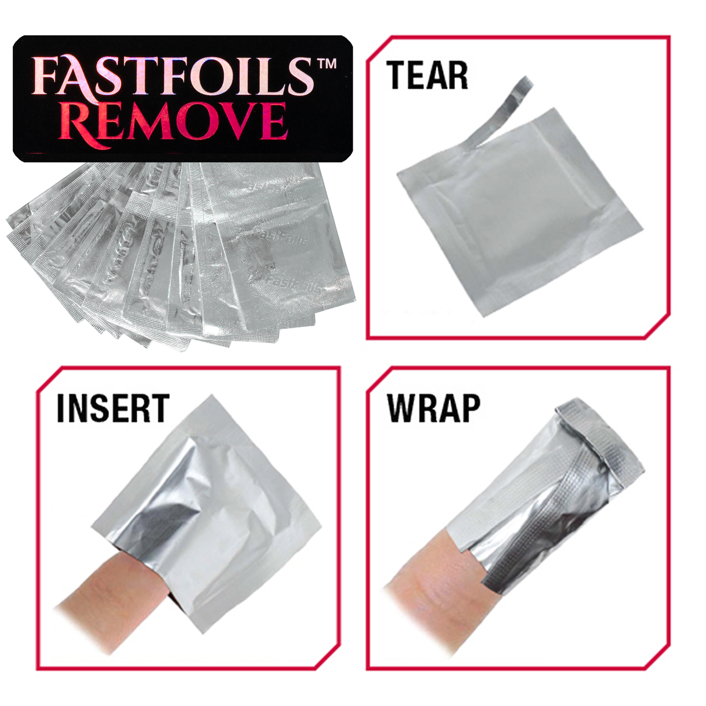 Kit de eliminación de gel FastFoils de Americanails