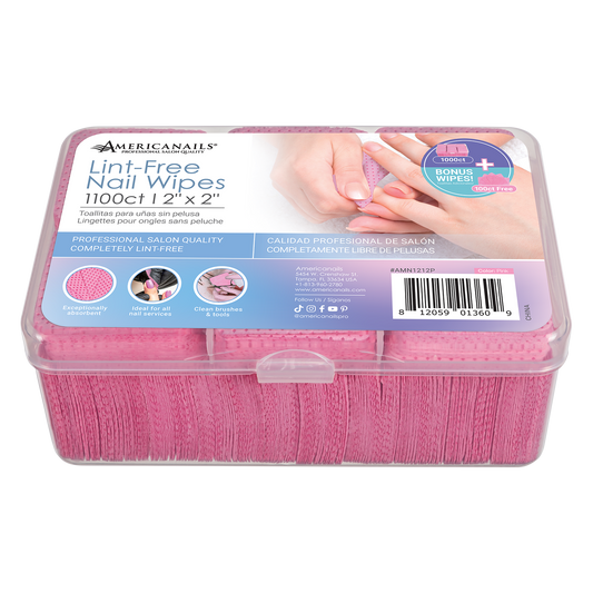 Americanails Lint-Free Nail Wipes 1100ct
