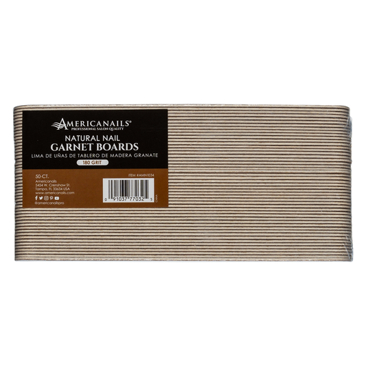 Tabla de uñas natural granate Americanails, 50 unidades