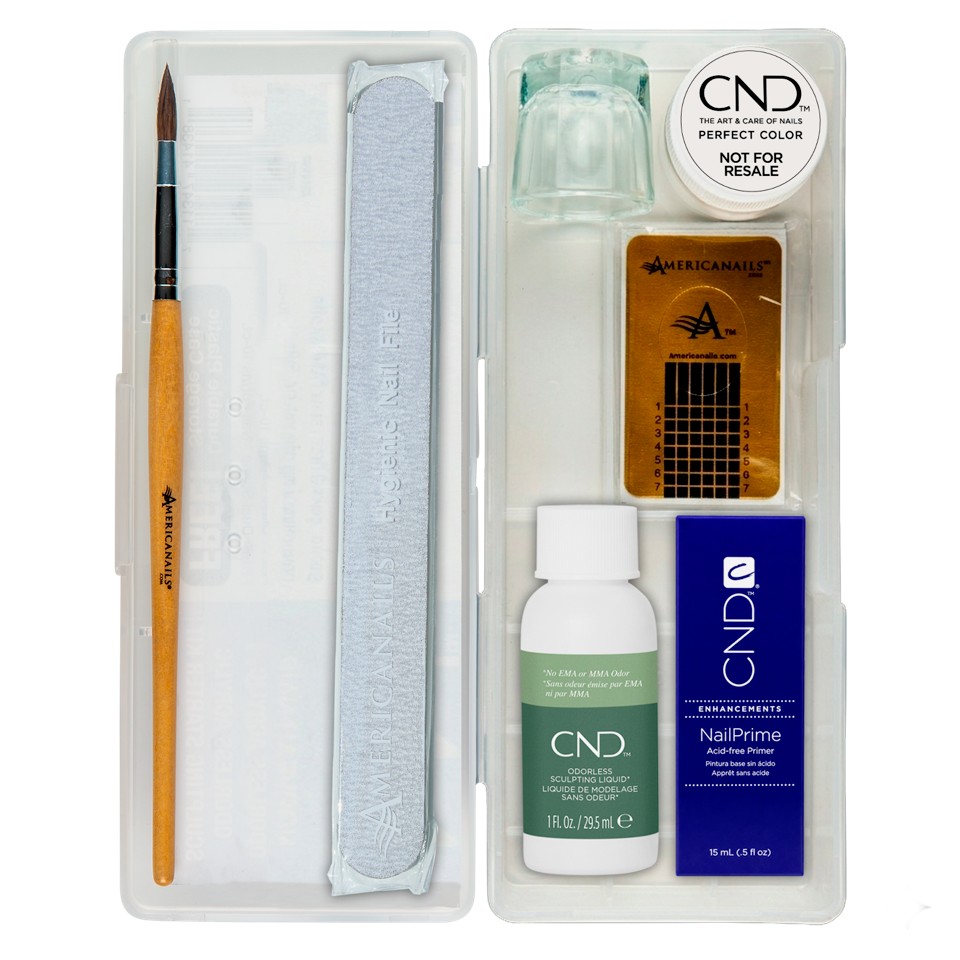 Kit de inicio para esculpir uñas acrílicas sin olor Nouveau Nail Adhesion