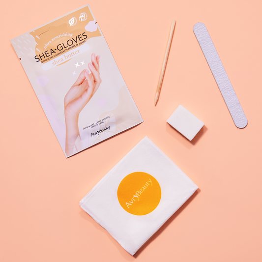 Kit de manicura desechable todo en uno AvryBeauty | Manteca de karité