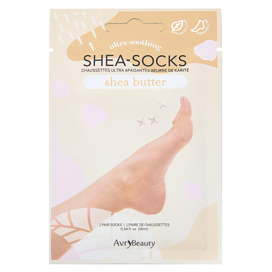 AvryBeauty Waterless Pedicure Shea Butter Socks | Shea Butter 1pr (25 Pack)