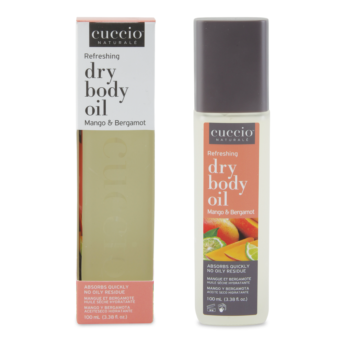 FREE Cuccio Dry Body Oil | Mango & Bergamot 3.38oz (PROMO)