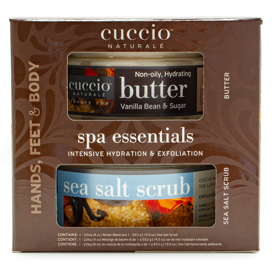 Cuccio Spa Essentials Kit | Vanilla Bean & Sugar