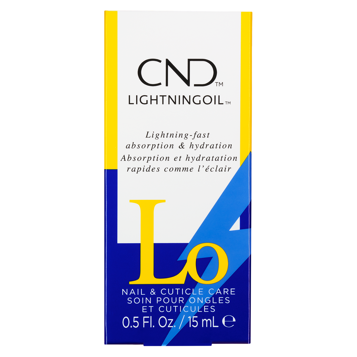 Aceite Lightning de CND, 0.5 oz