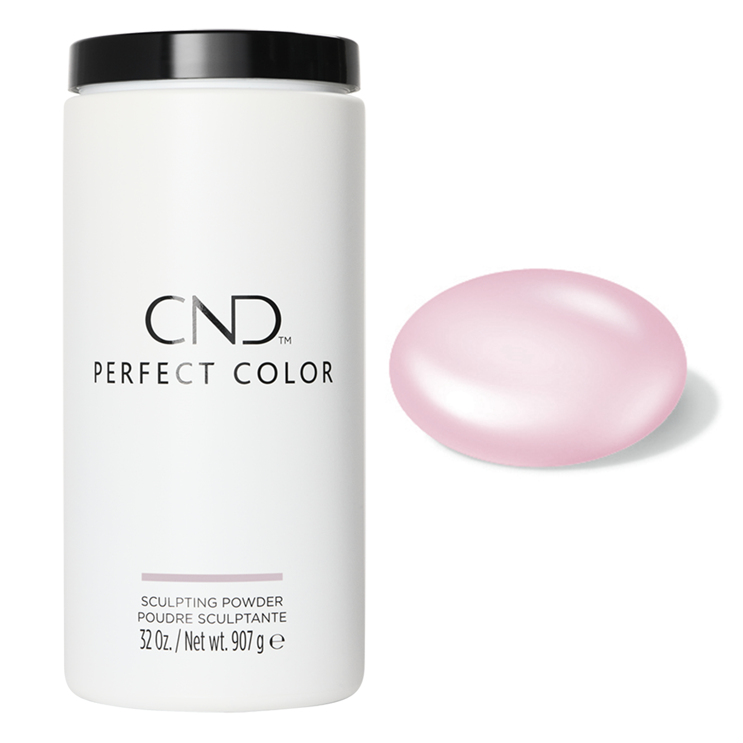 Polvo de color CND Perfect Color | Rosa puro, 32 oz
