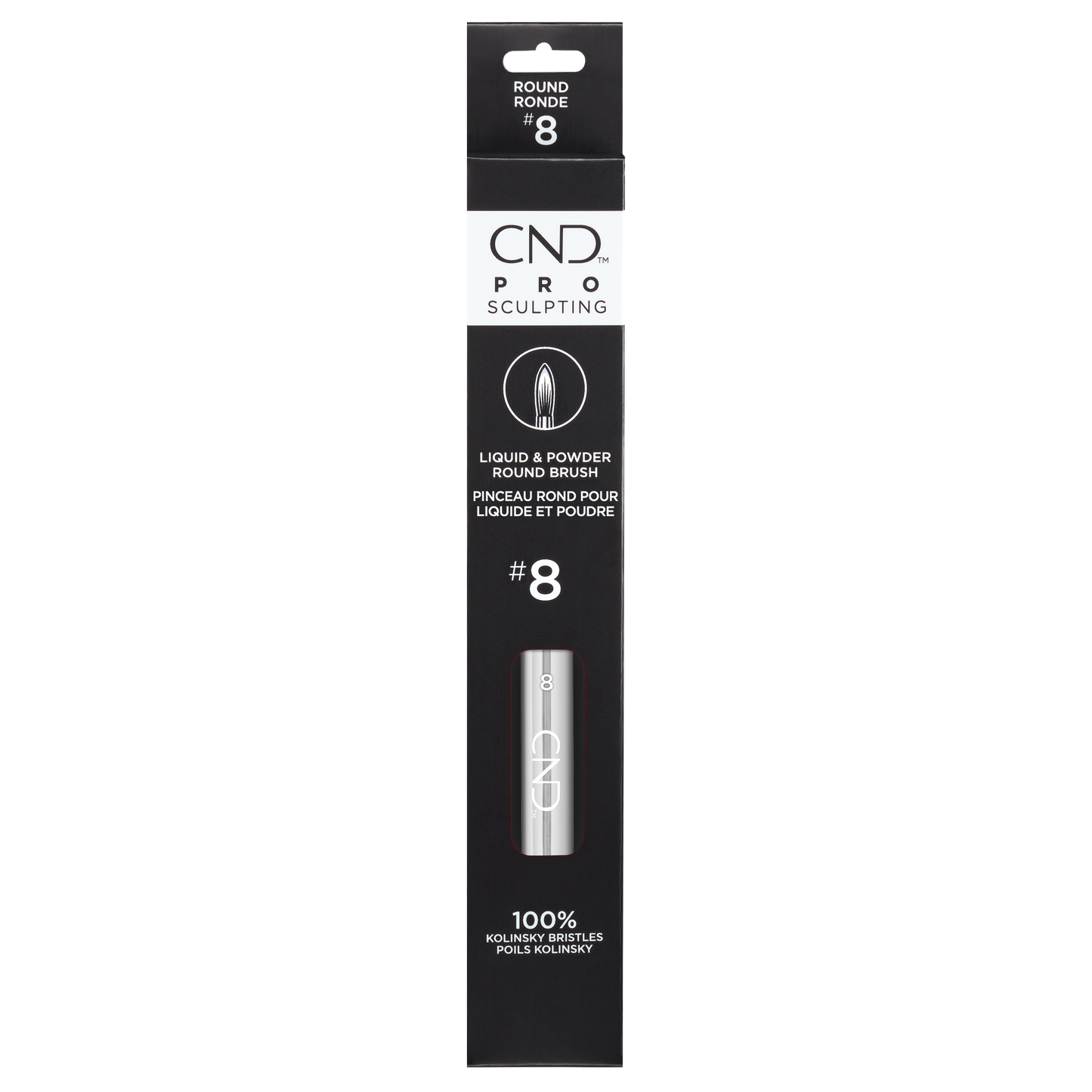 CND Pro Sculpting L&P Brush #8