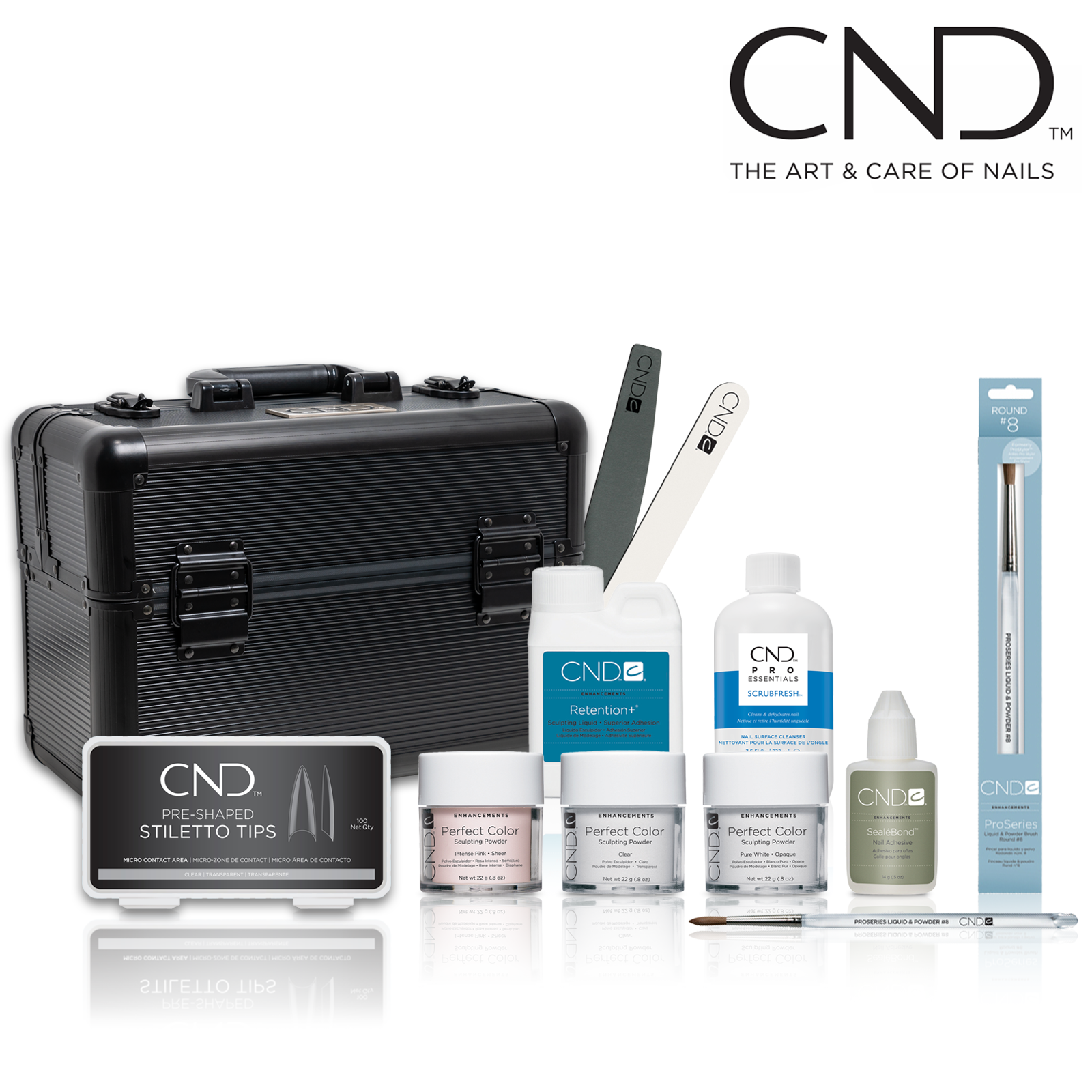 CND Pro Travel Case Liquid & Powder Bundle – Premier Nail Source