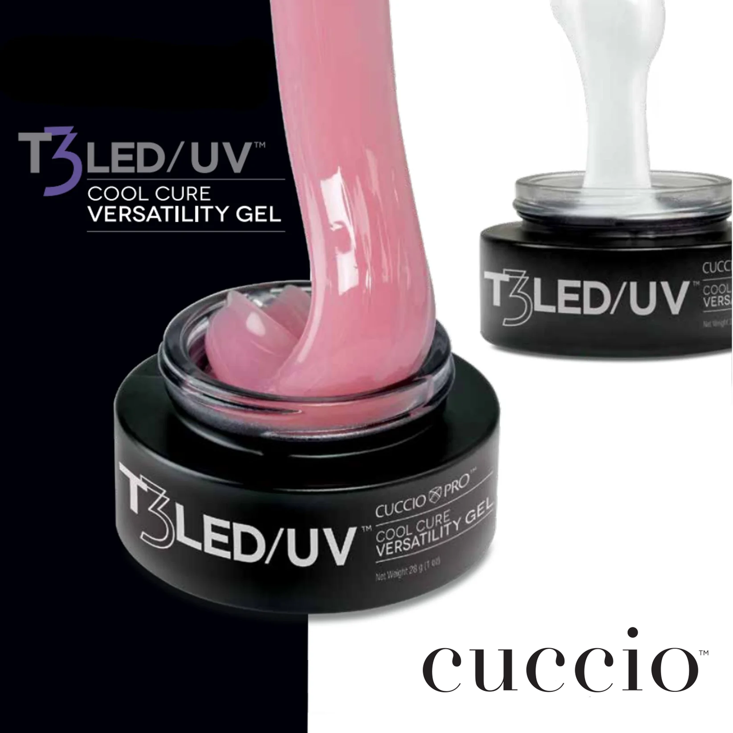 Cuccio T3 LED Controlled Leveling Gel | White 1oz