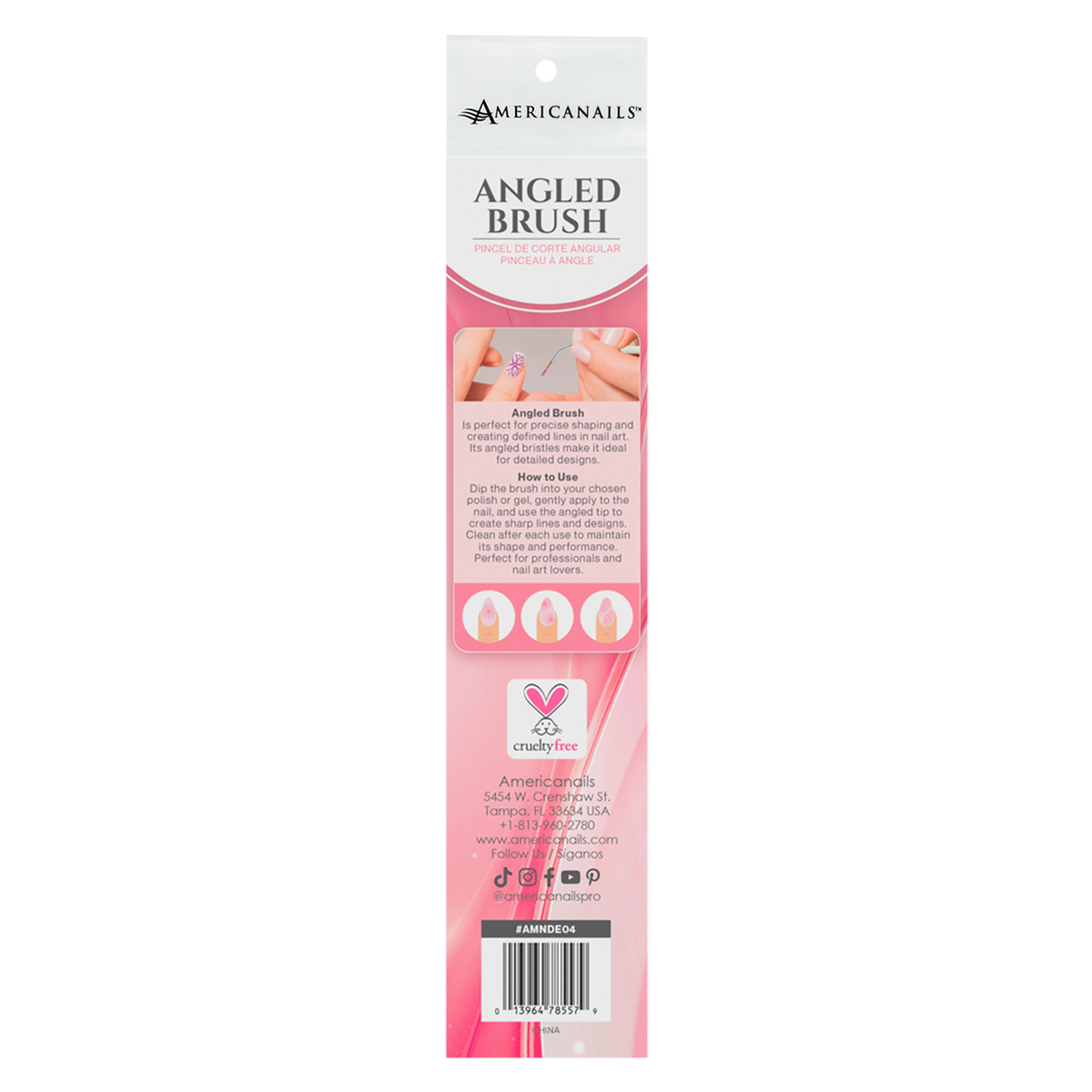 Americanails Angled Striper Art Brush