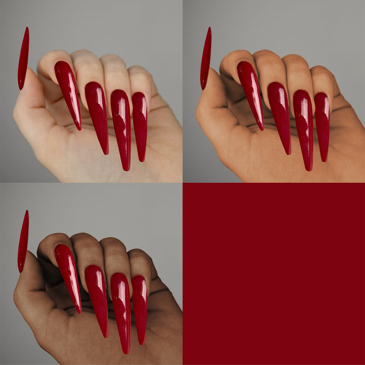 Americanails Colored Acrylic Powder | Berry Red 2oz