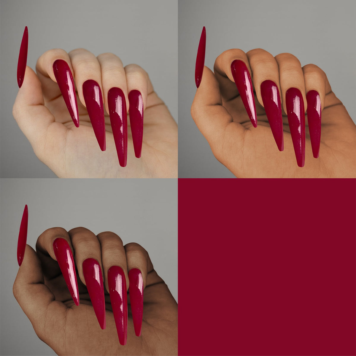 Americanails Colored Acrylic Powder | Crimson Red 2oz