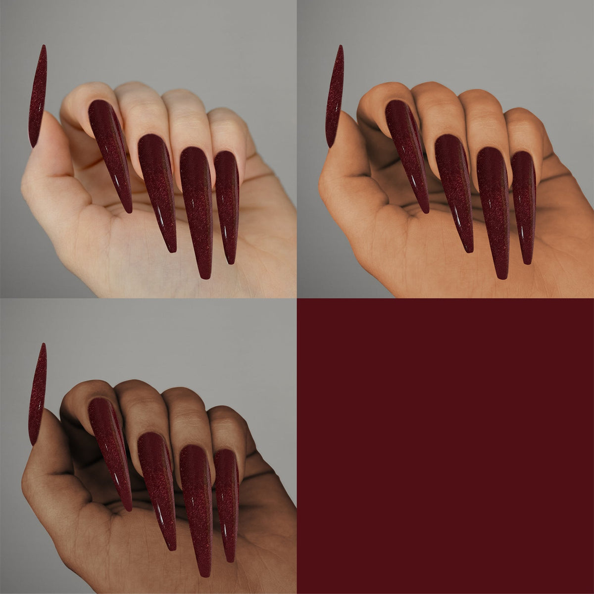 Americanails Colored Acrylic Powder | Red Wine 2oz