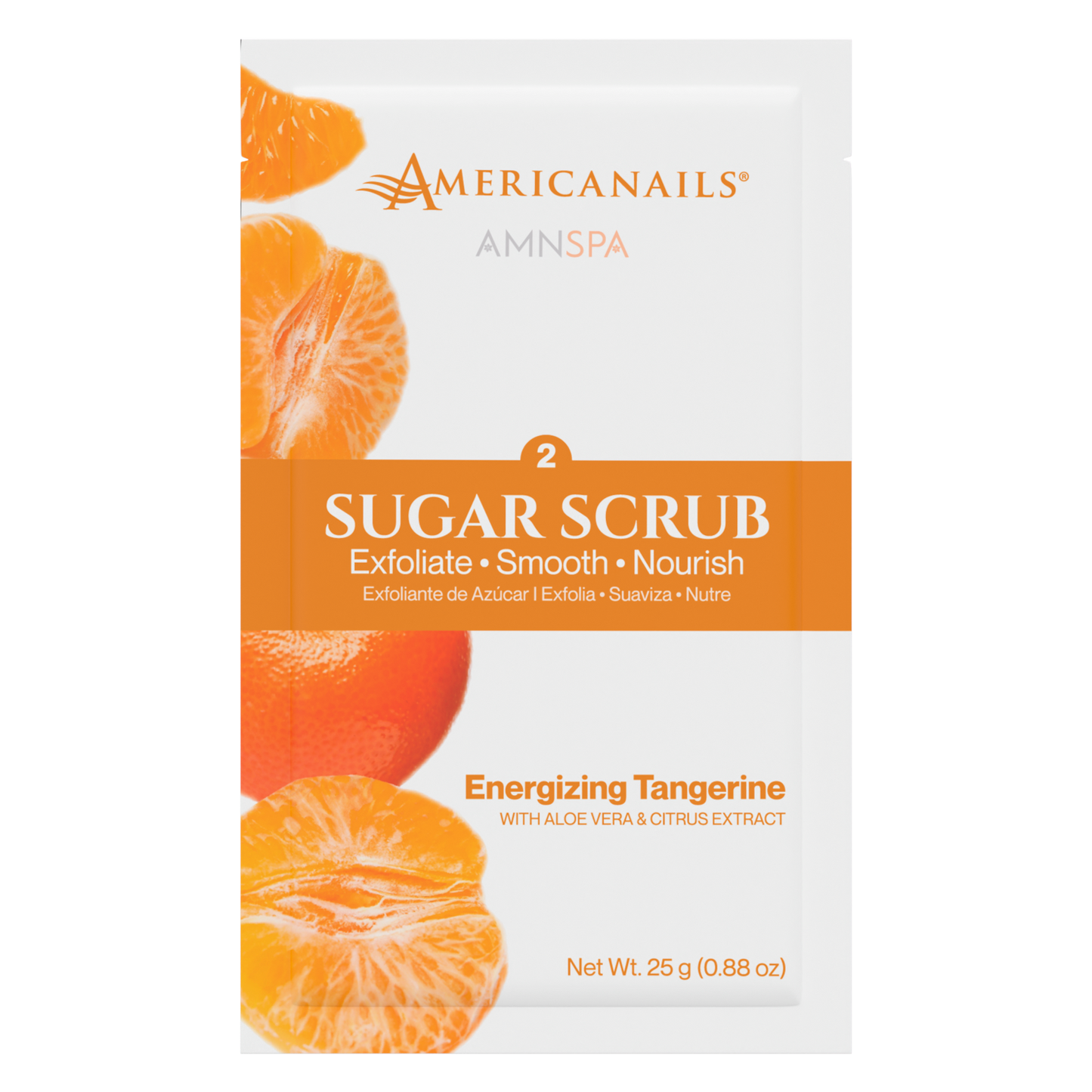 Americanails AMN Spa Complete Pedi Kit | Energizing Tangerine Case (50 Pack)