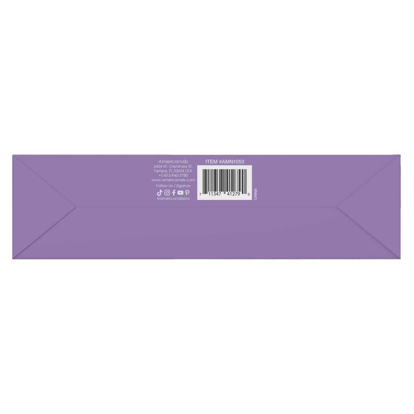 Americanails EasyPeel Nail File Abrasive Strips | Zebra 180 Grit 50ct
