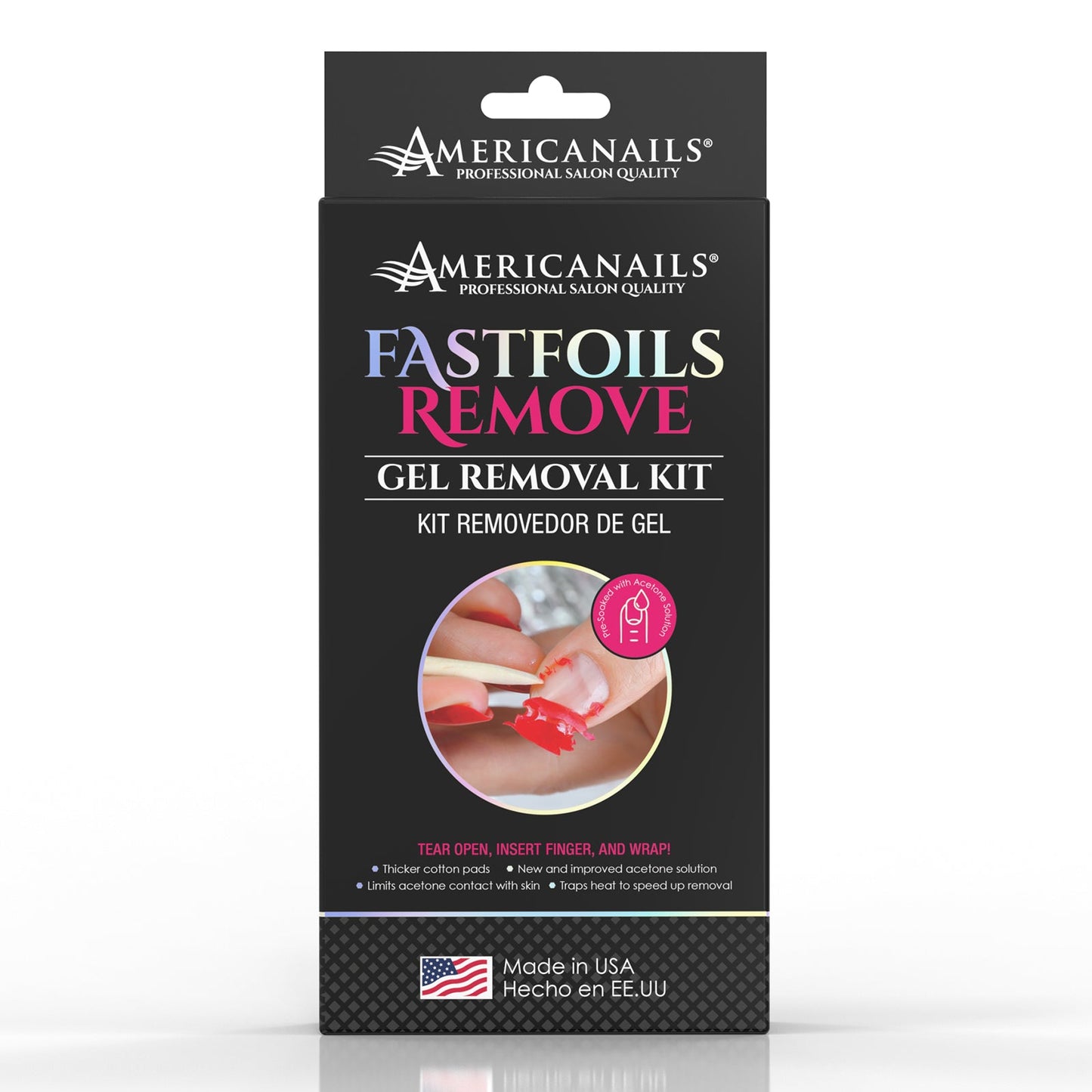 Kit de eliminación de gel Americanails FastFoils GRATIS (PROMOCIÓN)