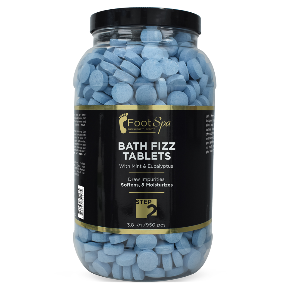 Pastillas efervescentes para baño FootSpa | Menta y eucalipto (240 unidades)
