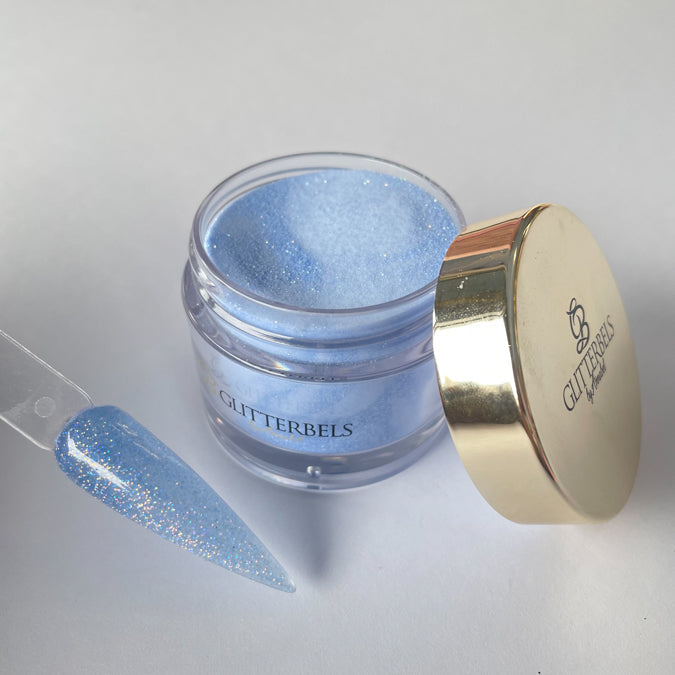 Glitterbels Acrylic Powder | Blue Jelly 1oz