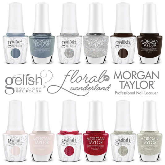 Gelish Morgan Taylor Floral Wonderland Collection Box Set 12ct