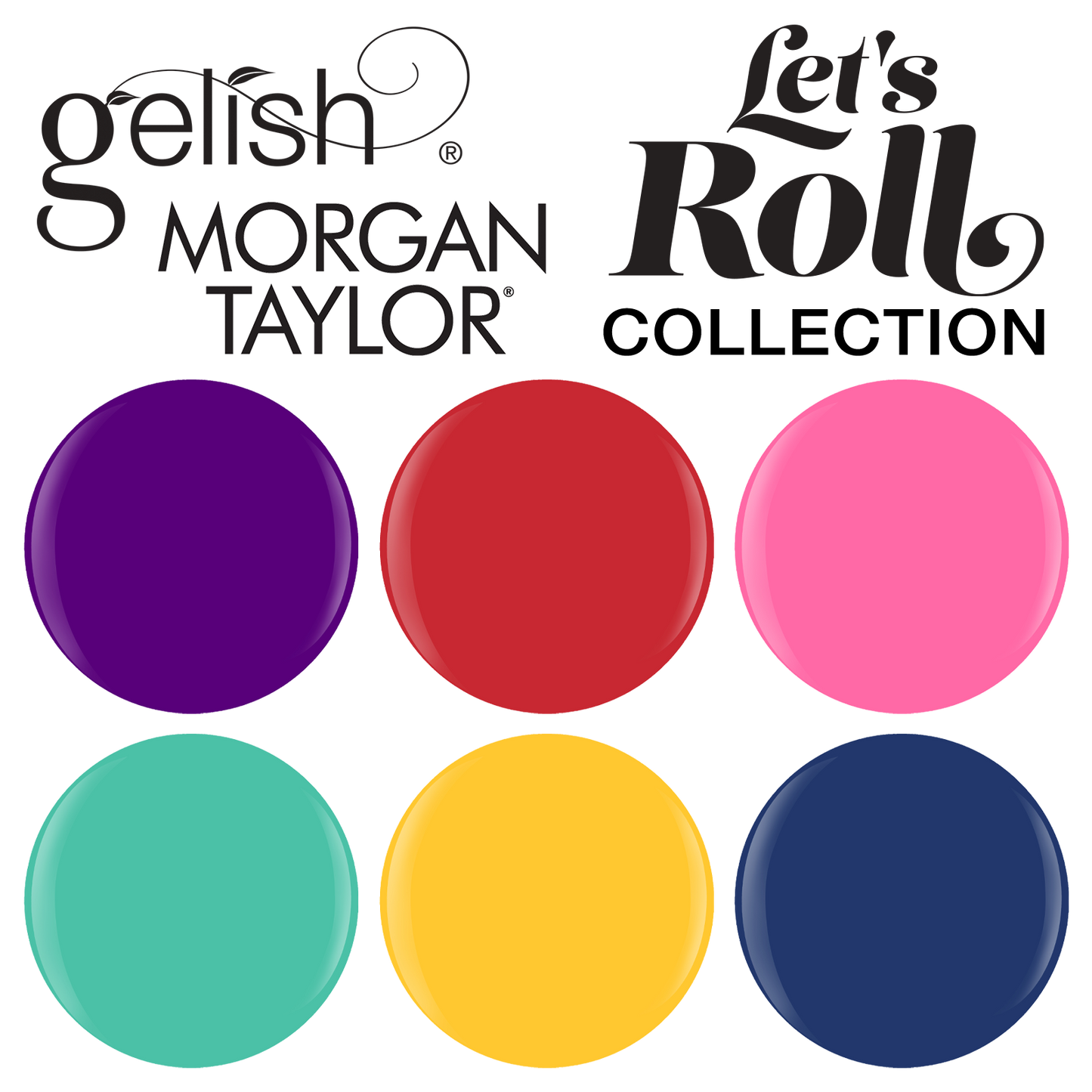 Gelish Let's Roll Collection Box Set 12ct