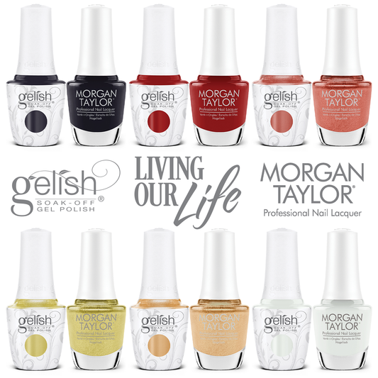 Gelish Morgan Taylor Living Our Life Collection Box Set 12ct