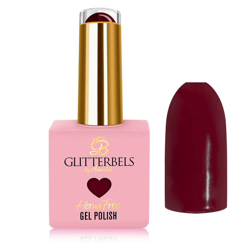 Glitterbels Hema-Free Gel Polish | Written In Red .58oz