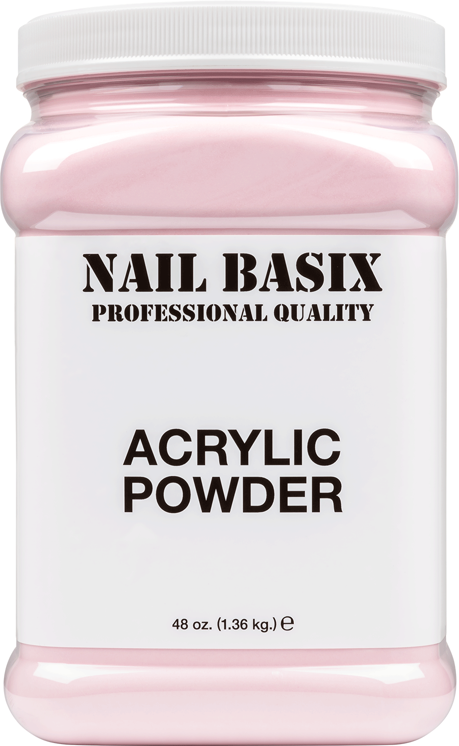 Polvo acrílico profesional Nail Basix | Rosa brillante, 1,27 kg