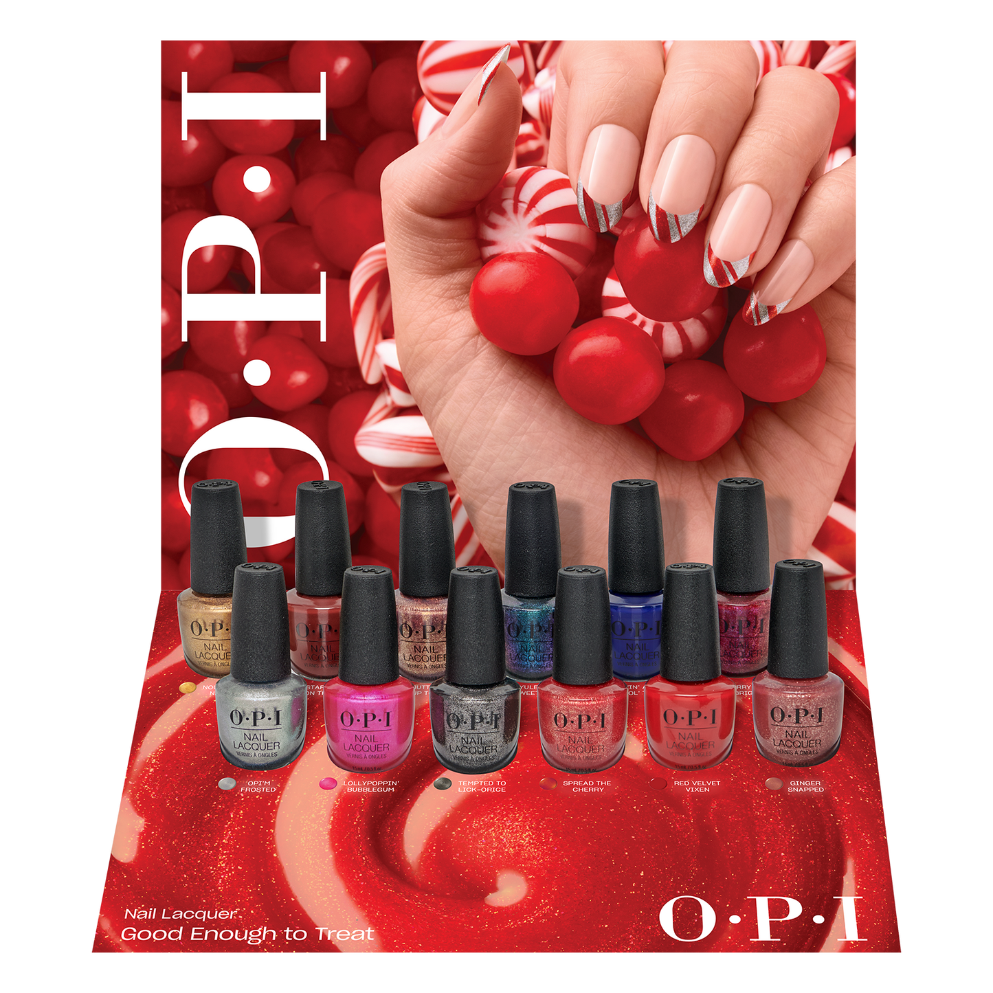 OPI Good Enough To Treat Nail Lacquer Display 12ct
