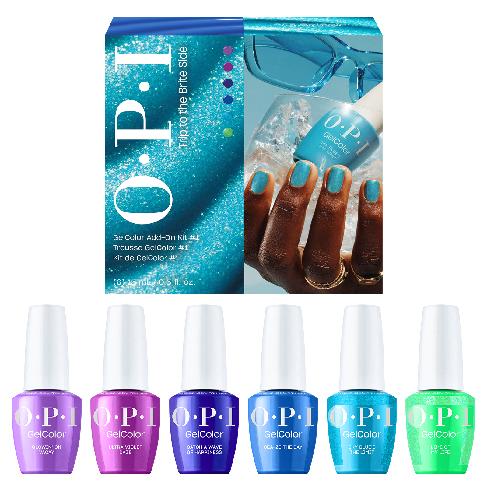 O.P.I ジェルネイルカラー セット OPI Trip To The Brite Side Collection GelColor Kit #1 – Premier