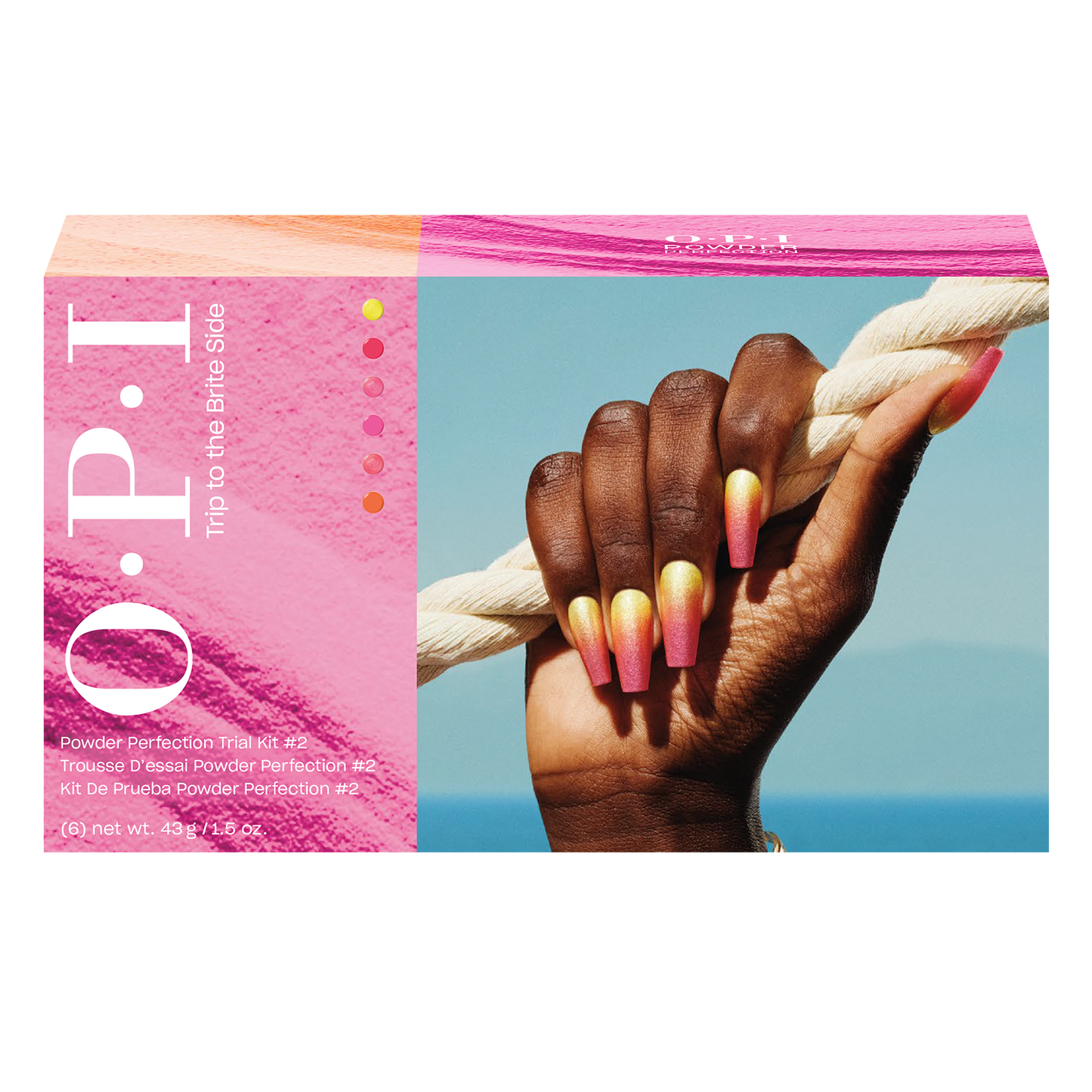 OPI Trip To The Brite Side Collection Powder Perfection Trial Kit #2