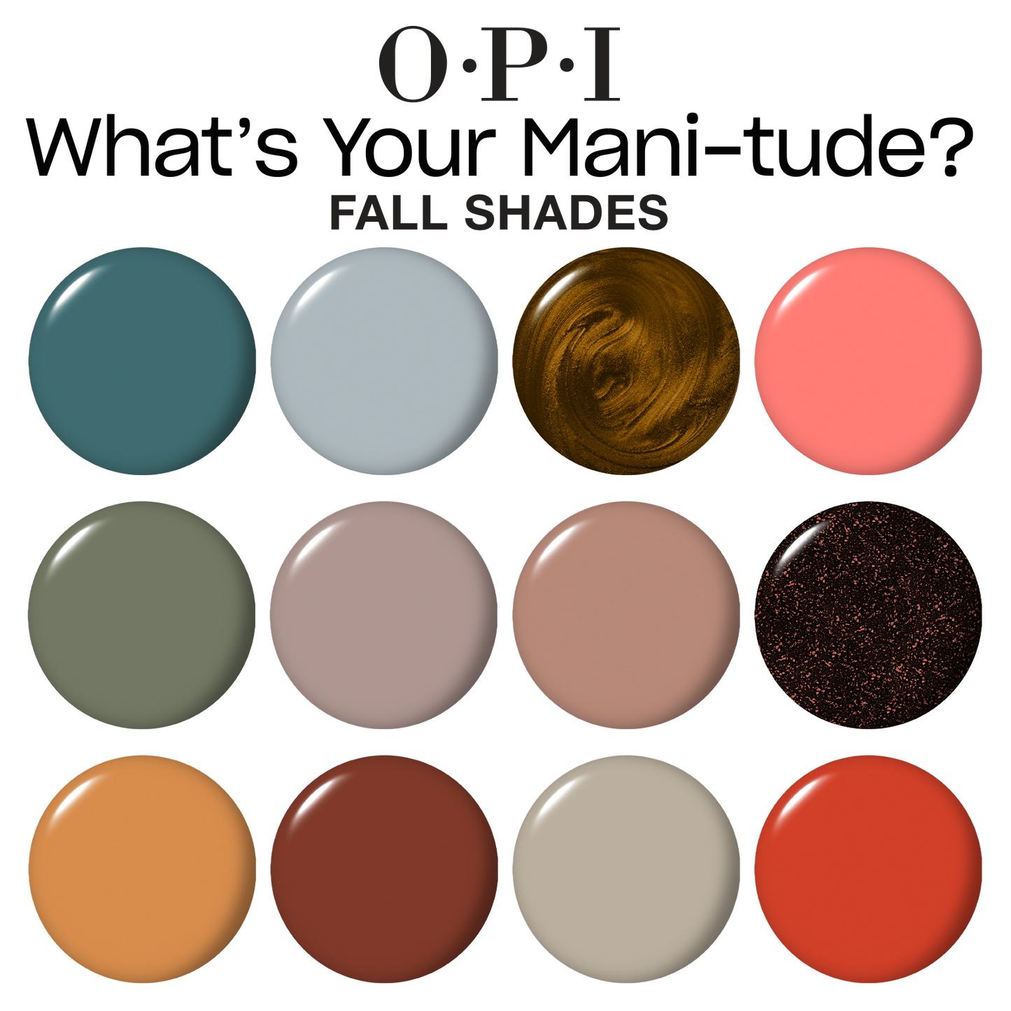 OPI What's Your Mani-tude Collection Nail Lacquer Display 12ct