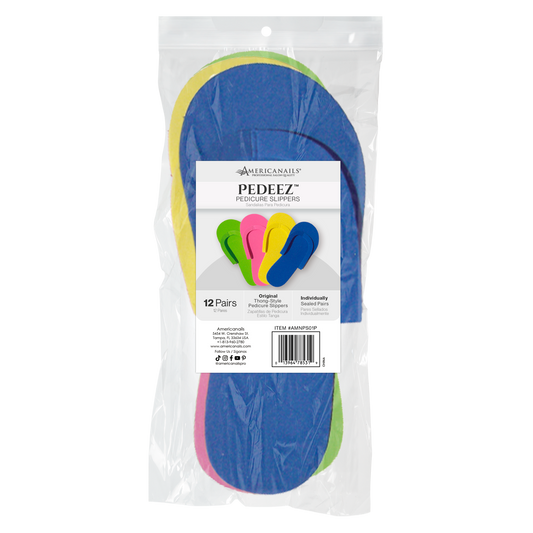 Americanails Pedeez Pedicure Slipper Bag 12pr