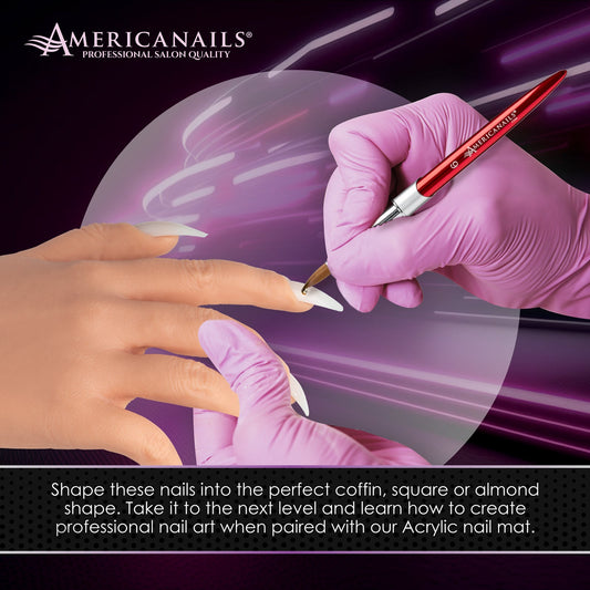 Americanails RealisTech Practice Finger Insertable Fingernails 50ct