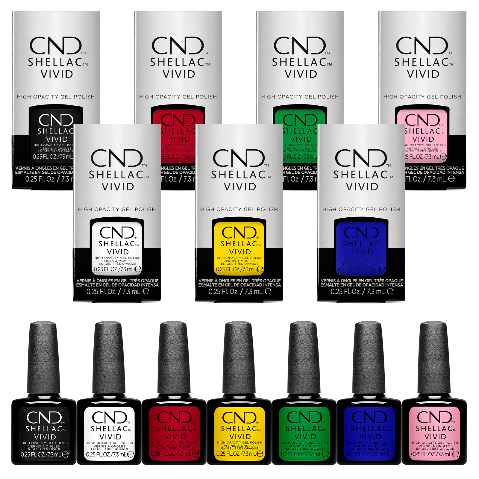 CND Shellac Vivid 7-Pack Bundle + FREE Brush Set – Premier Nail Source CND Shellac Vivid 7-Pack Bundle + FREE Brush Set – Premier Nail Source