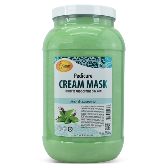 Spa Redi Pedi Cream Mask | Mint & Eucalyptus Gallon