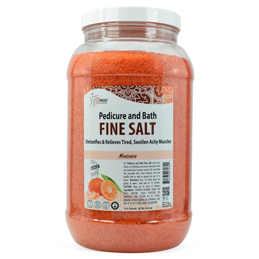 Spa Redi Pedi Bath Salt | Mandarin Orange Gallon