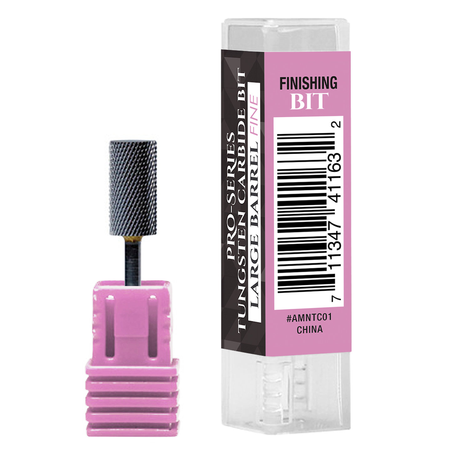 Broca de carburo de tungsteno Americanails Pro-Series | Barril grande fino