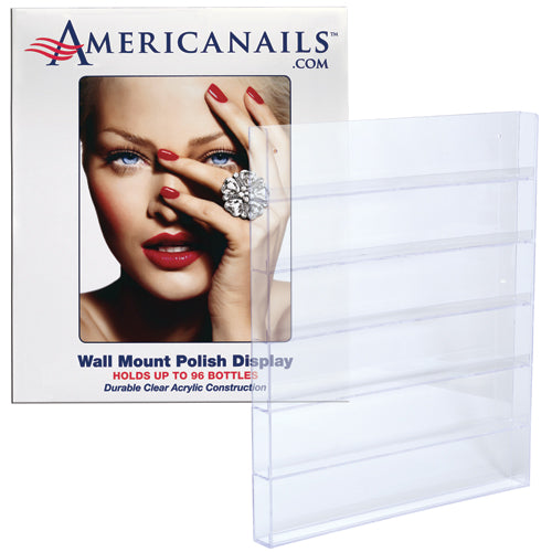 Americanails Premium Wall Mount Polish Rack 96ct