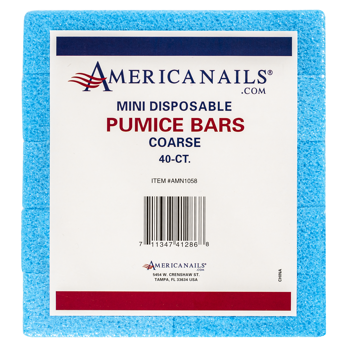 Mini barras de piedra pómez desechables Americanails GRATIS, 40 unidades (PROMOCIONAL)