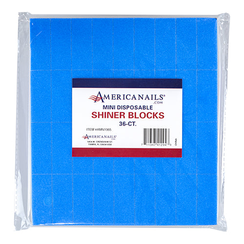 Americanails Mini Disposable Shiner Block 36ct
