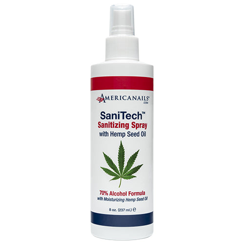 Americanails SaniTech Sanitation Spray with Hemp Seed Oil 8oz