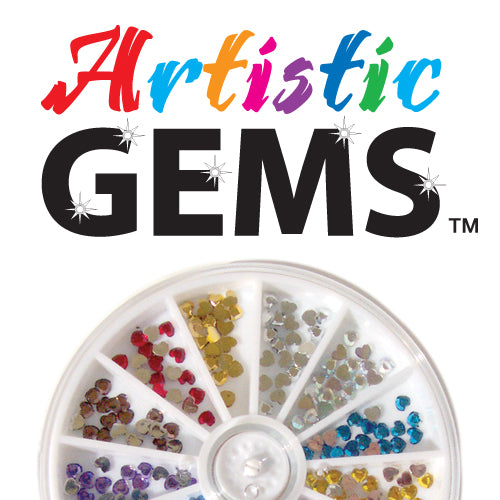 Ruedas de diamantes de imitación Artistic Gems de 240 quilates