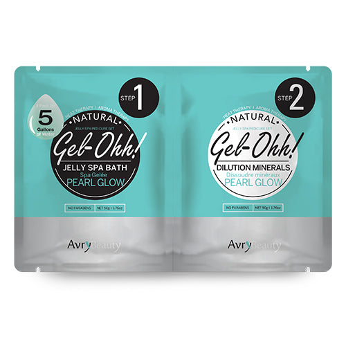 Gel de baño para pedicura AvryBeauty Gel-Ohh! Jelly Spa | Brillo perlado (Fresco)
