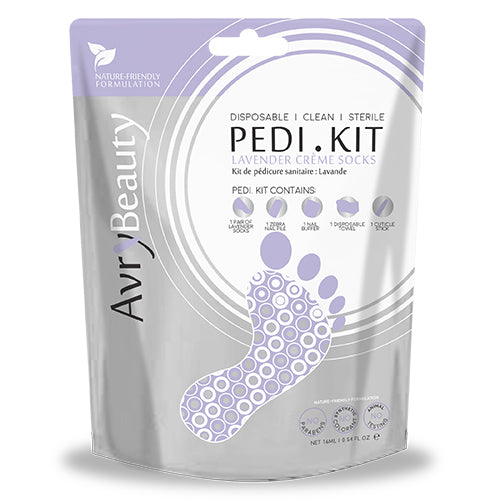 Kit de pedicura desechable todo en uno AvryBeauty | Lavanda