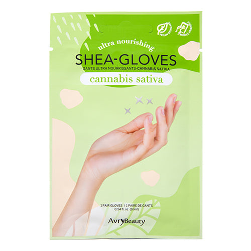 AvryBeauty Waterless Manicure Shea Butter Gloves | Cannabis Sativa 1pr