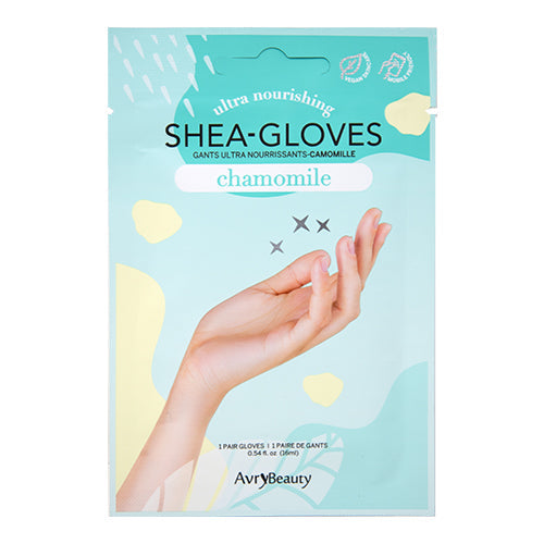 AvryBeauty Waterless Manicure Shea Butter Gloves | Chamomile Display Case (25 Pack)