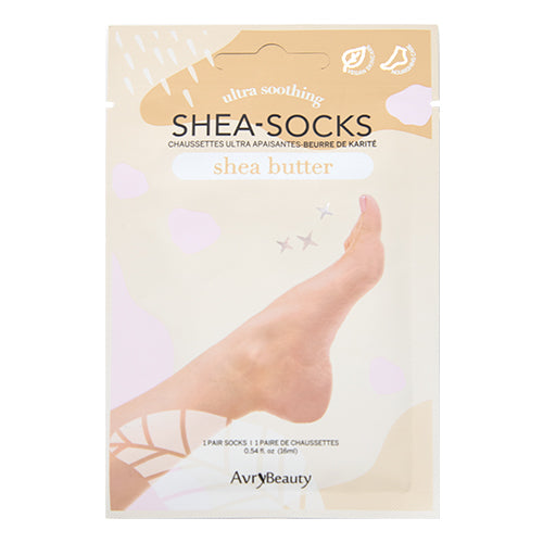 AvryBeauty Waterless Pedicure Shea Butter Socks | Shea Butter 1pr