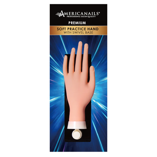 Americanails Premium Soft Practice Hand with Swivel Base