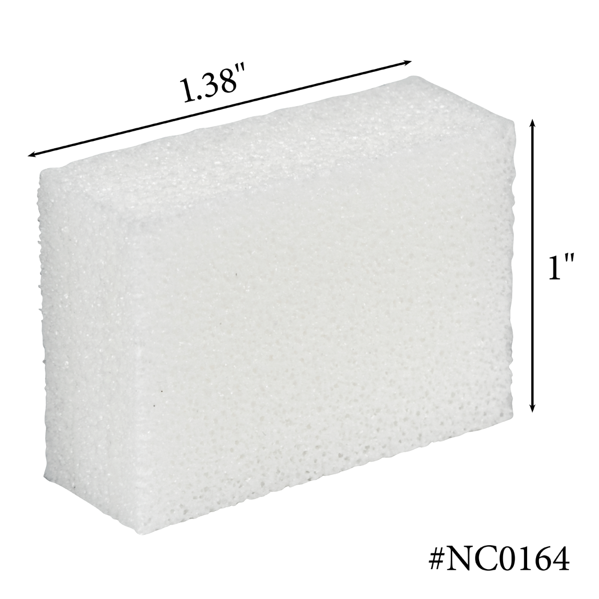 Americanails Premium Micro White Block Buffers | 120 Grit Case 1500ct