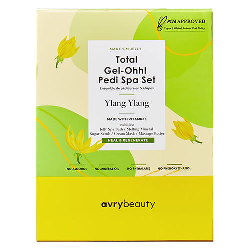AvryBeauty Gel-Ohh! 5 Step Pedi Kit | Ylang Ylang Case (50 Pack)